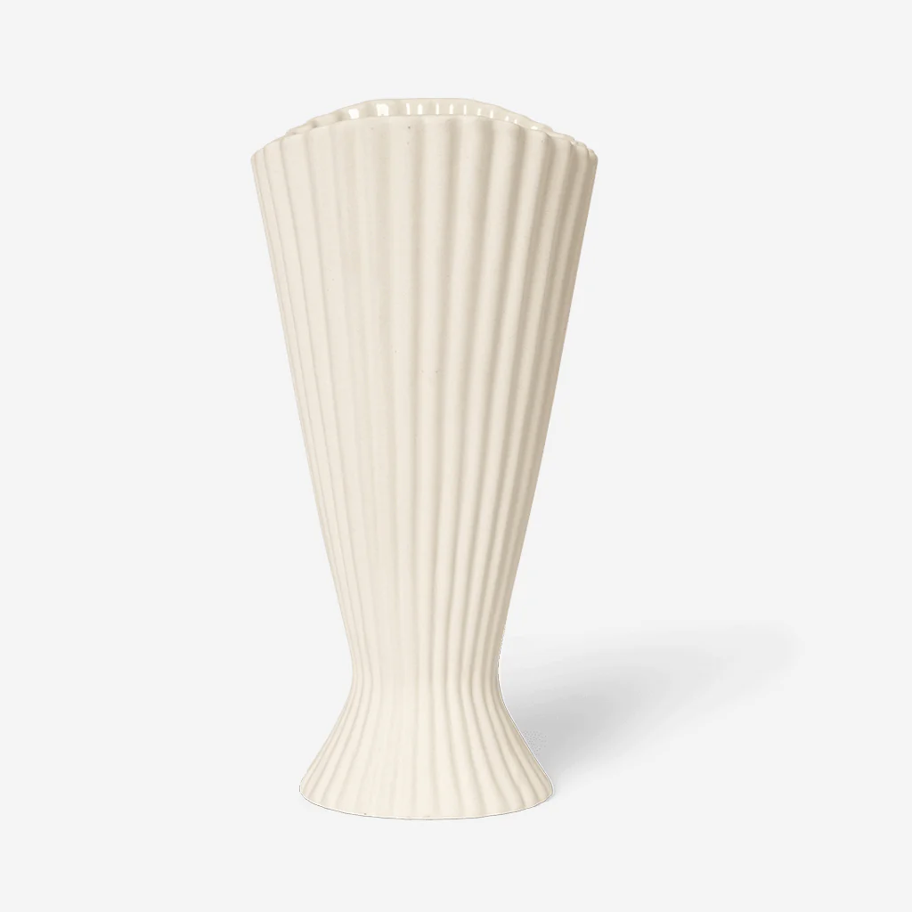 Ferm Living Fountain Vase Off White Small - Image 5