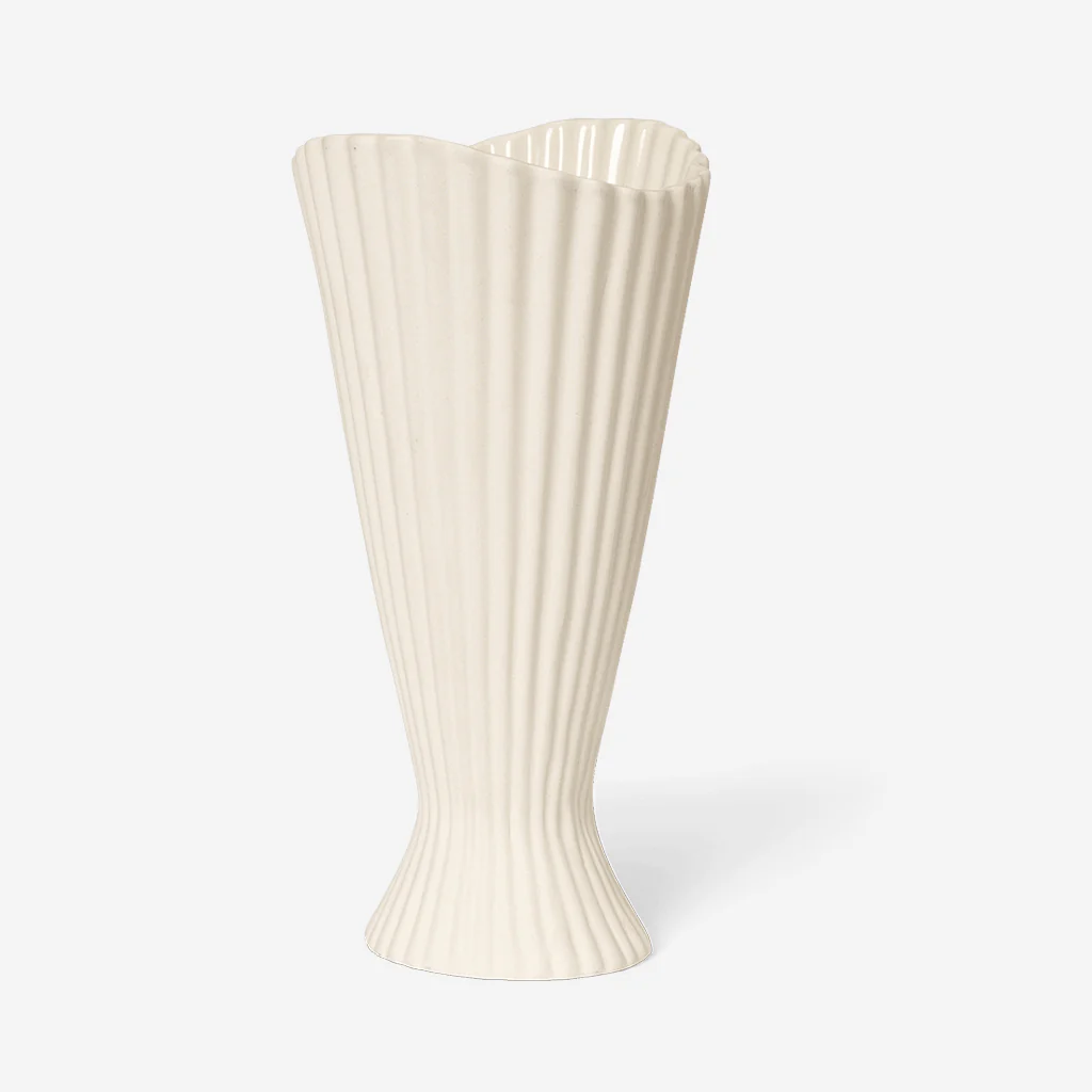 Ferm Living Fountain Vase Off White Small - Image 7
