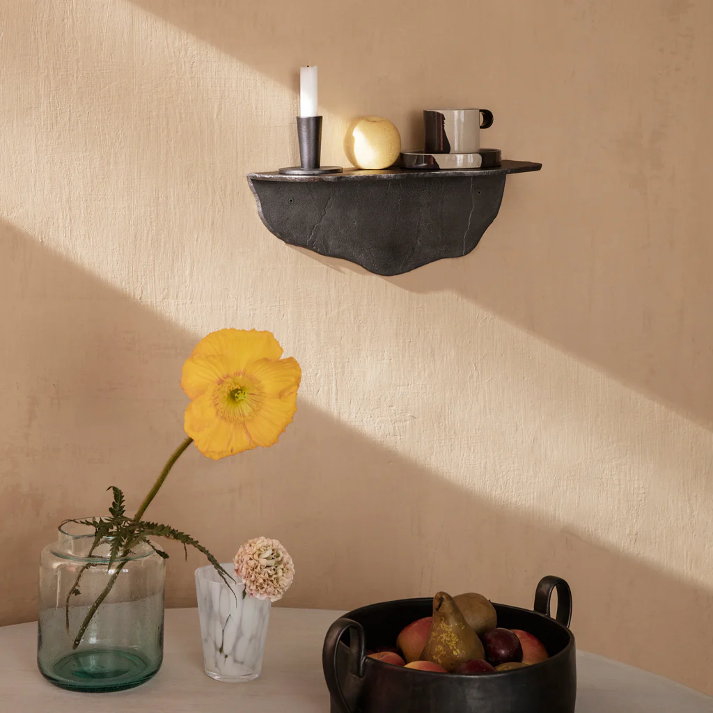 Ferm Living Fracture Shelf Blackened Aluminium - Image 4