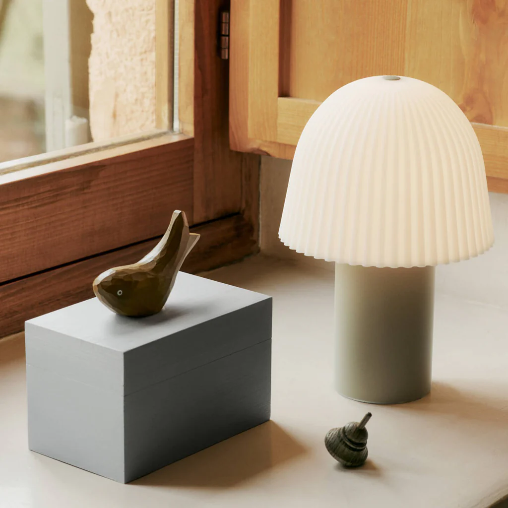 Ferm Living Frill Portable Lamp Cashmere White - Image 3