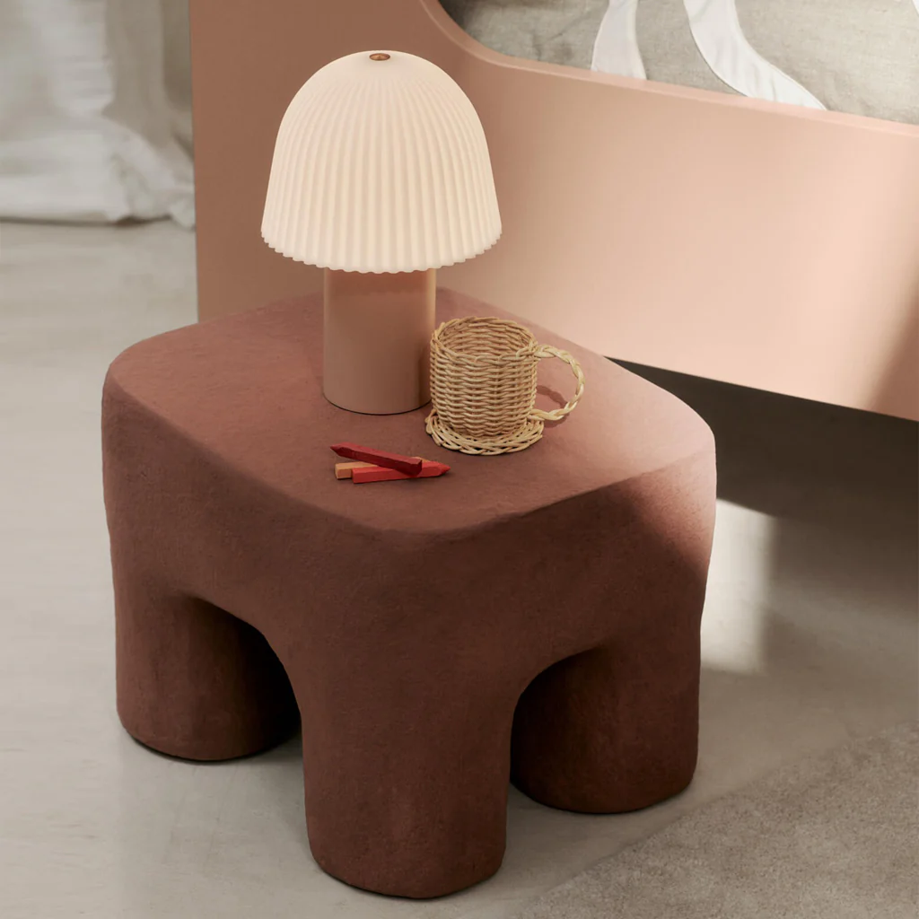 Ferm Living Frill Portable Lamp Rose White - Image 2