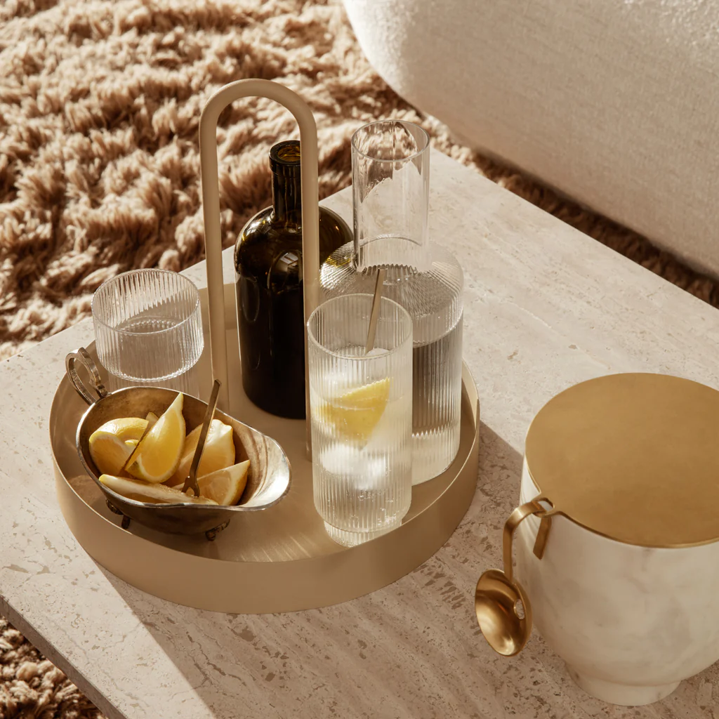 Ferm Living Grib Tray Light Grey - Image 4