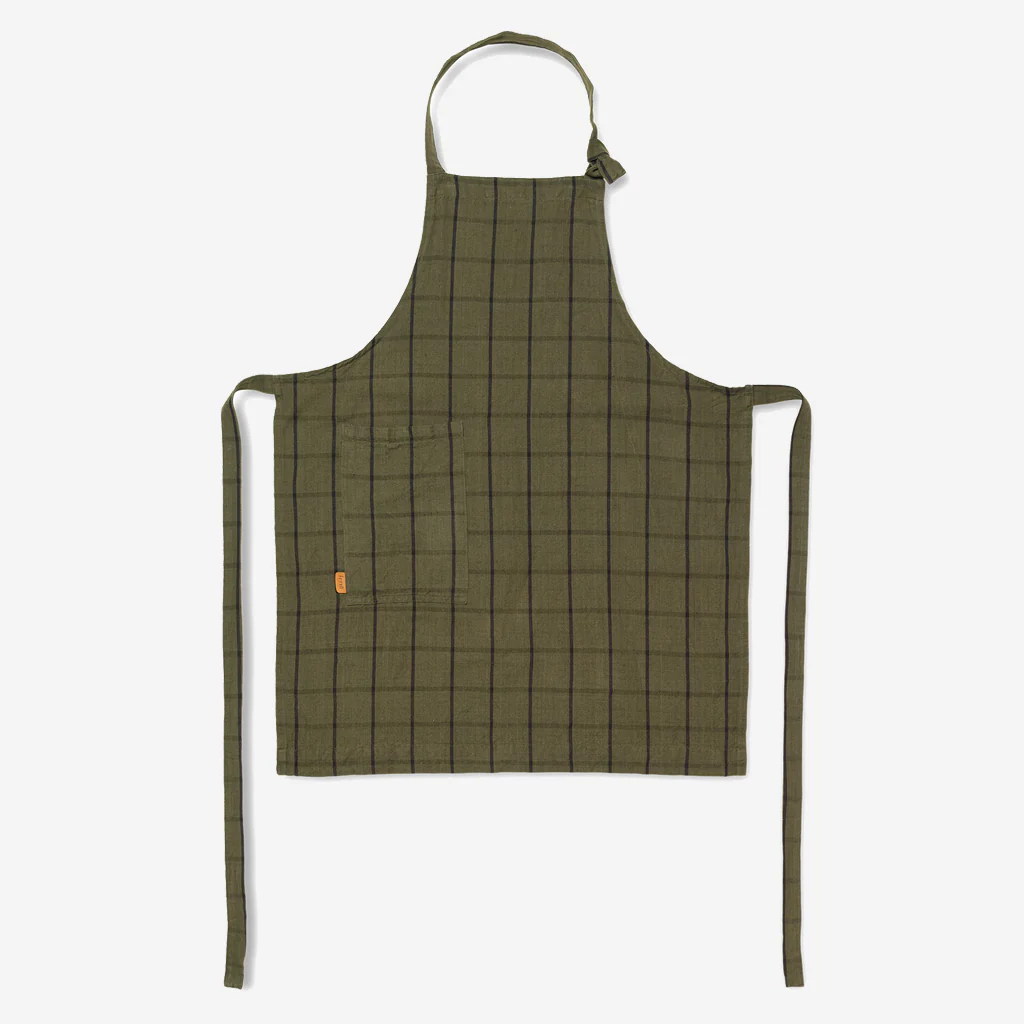 Ferm Living Hale Apron Green Black - Image 3