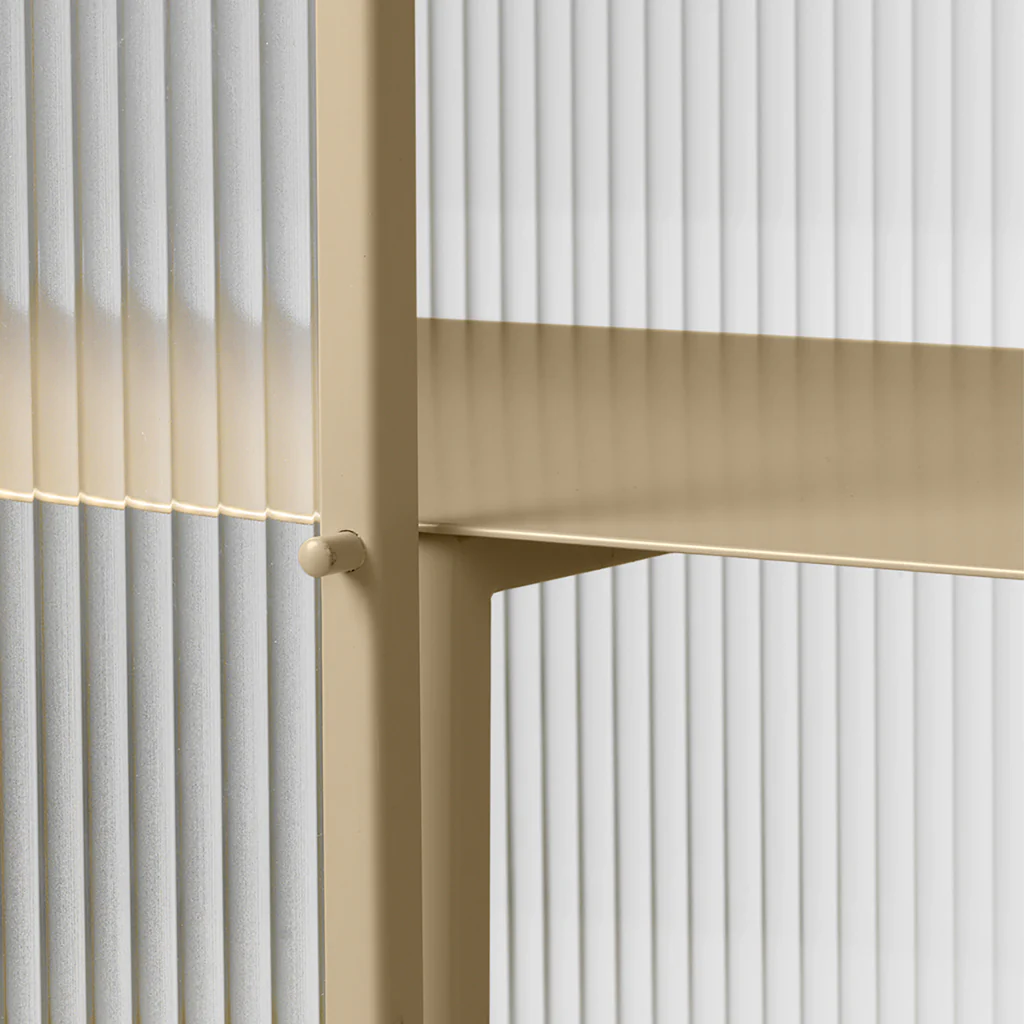 Ferm Living Haze Sideboard Reeded Glass Cashmere - Image 4