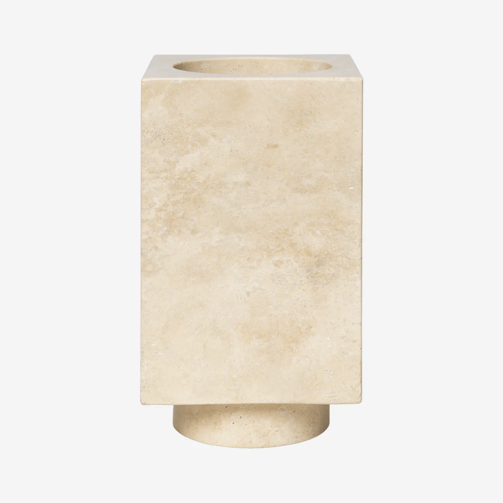 Ferm Living Hew Vase Travertine - Image 3