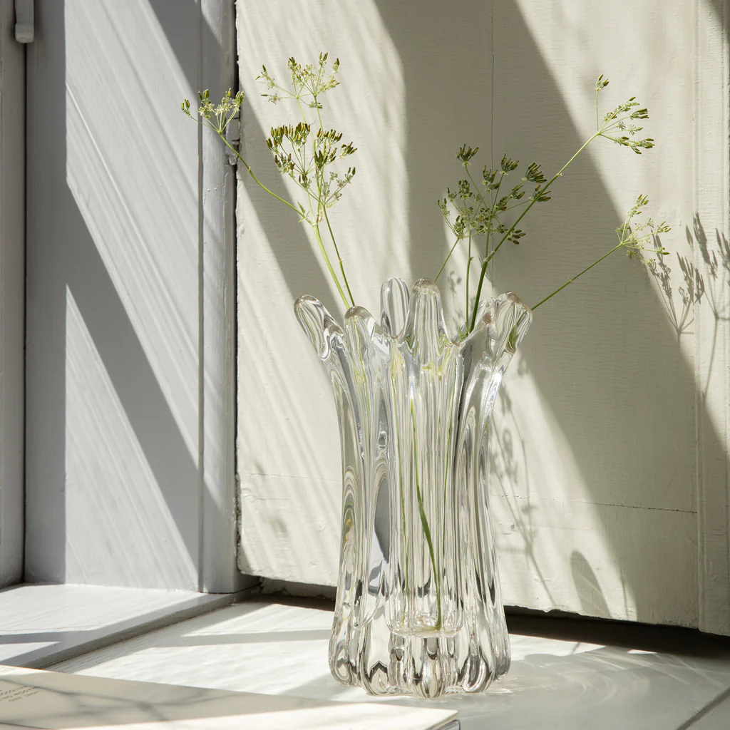 Ferm Living Holo Glass Vase Clear - Image 2