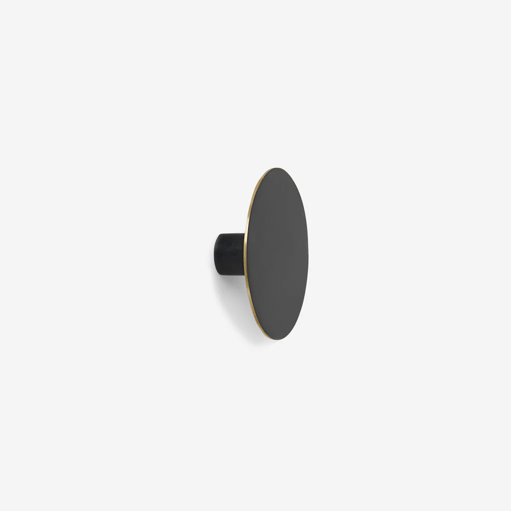 Ferm Living Hook Black Brass Trim Large