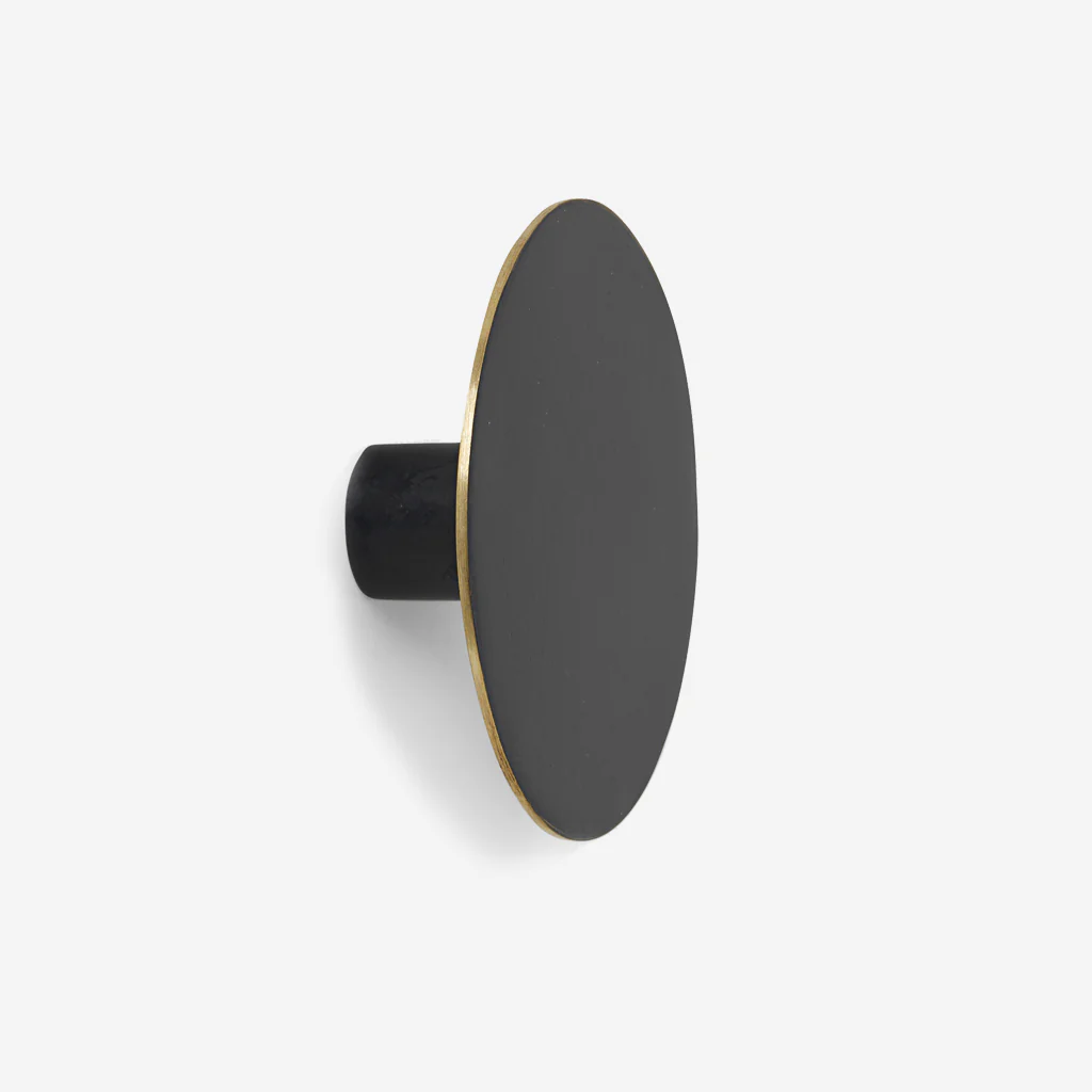 Ferm Living Hook Black Brass Trim Large - Image 3