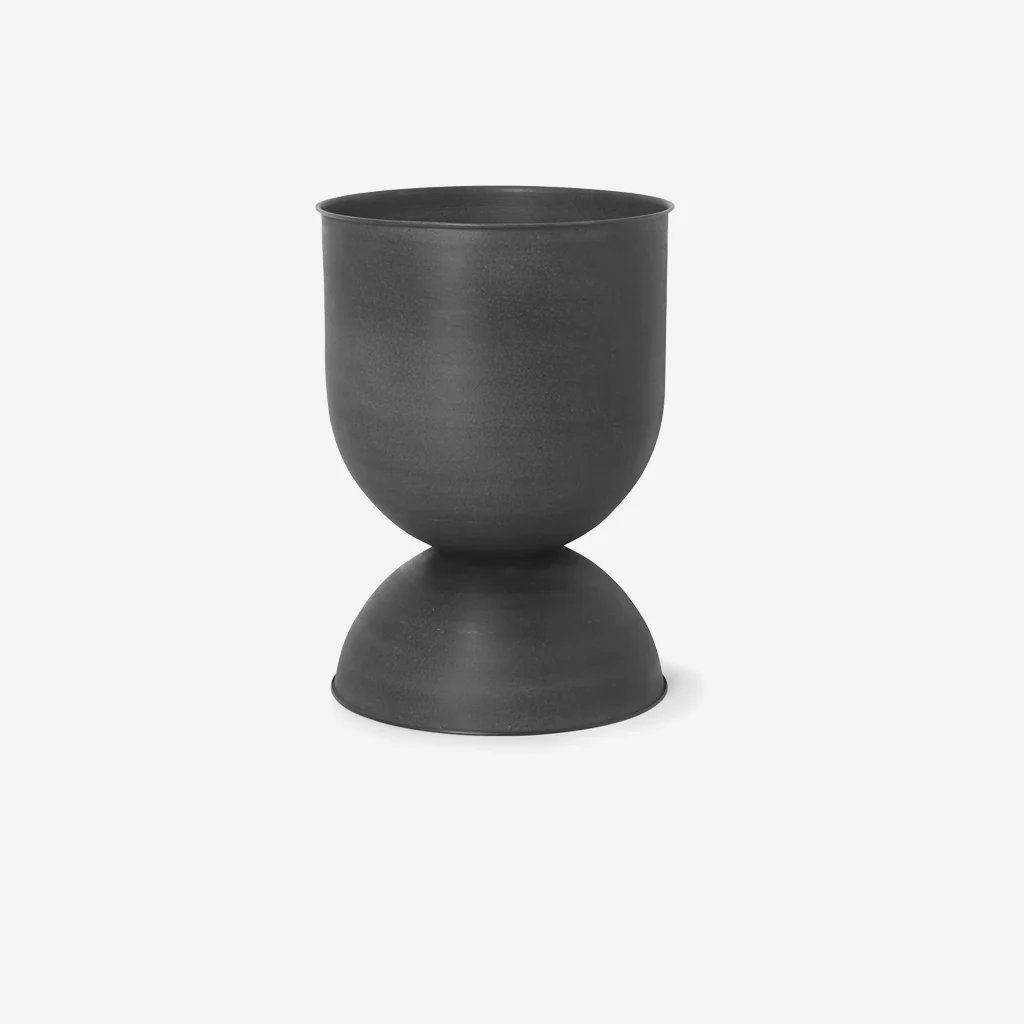 Ferm Living Hourglass Pot Black Large