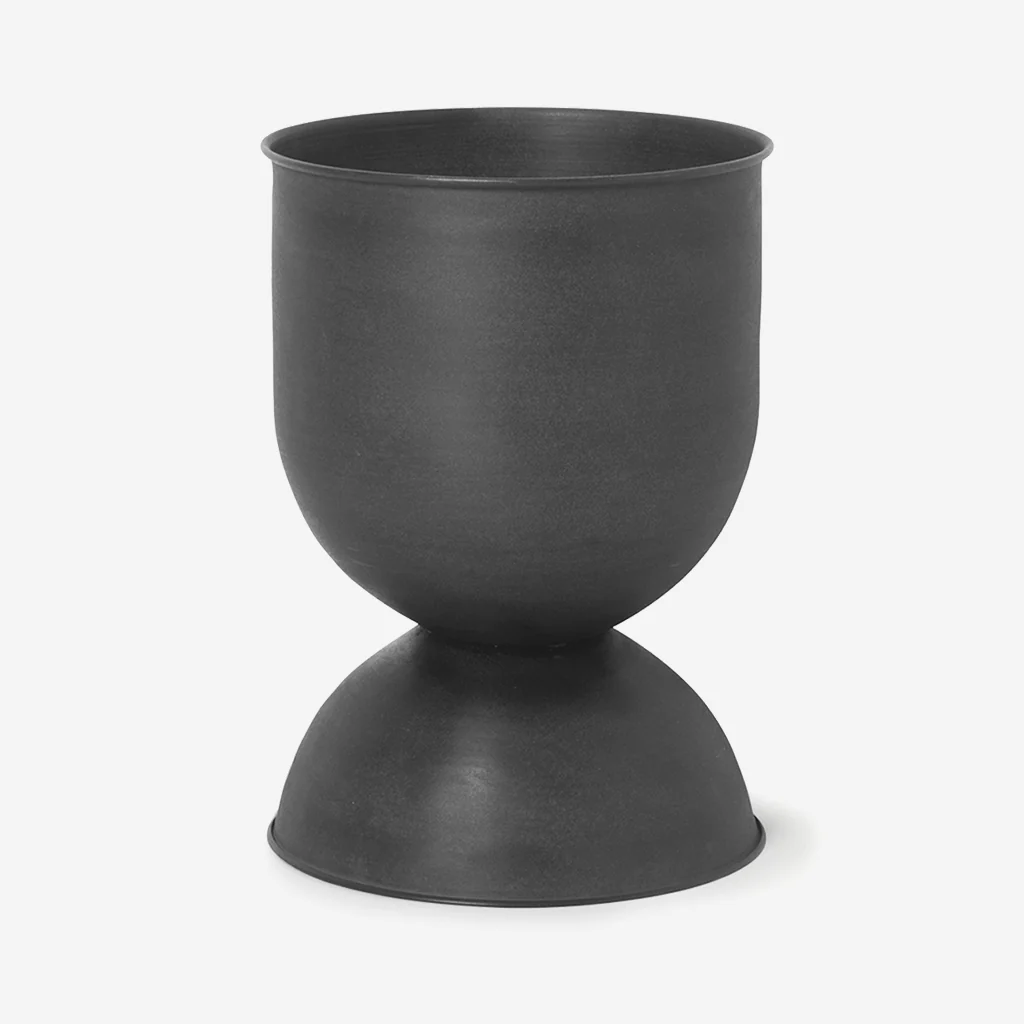 Ferm Living Hourglass Pot Black Medium - Image 6