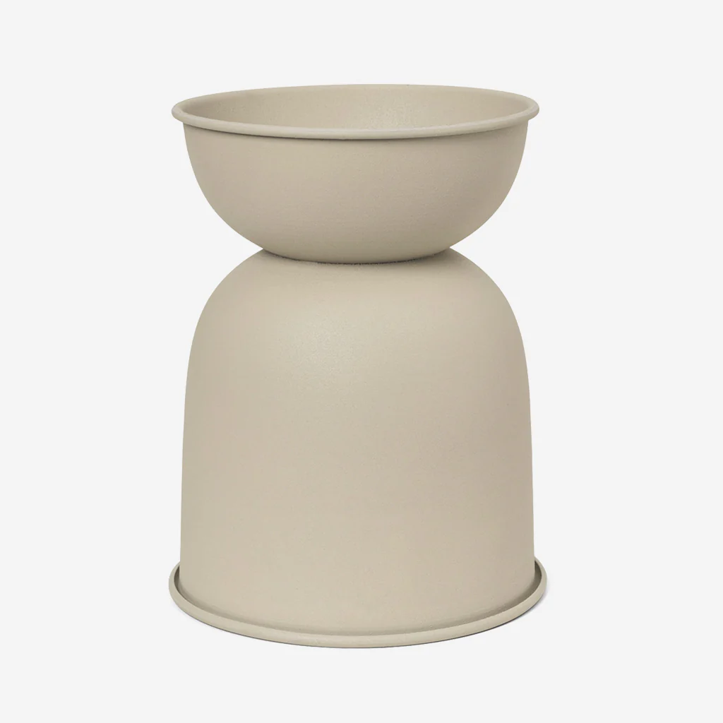 Ferm Living Hourglass Pot Cashmere Small - Image 4