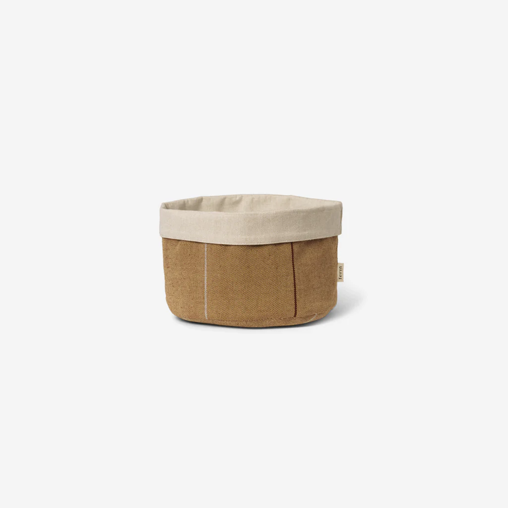 Ferm Living Ito Kitchen Basket Round Natural Straw