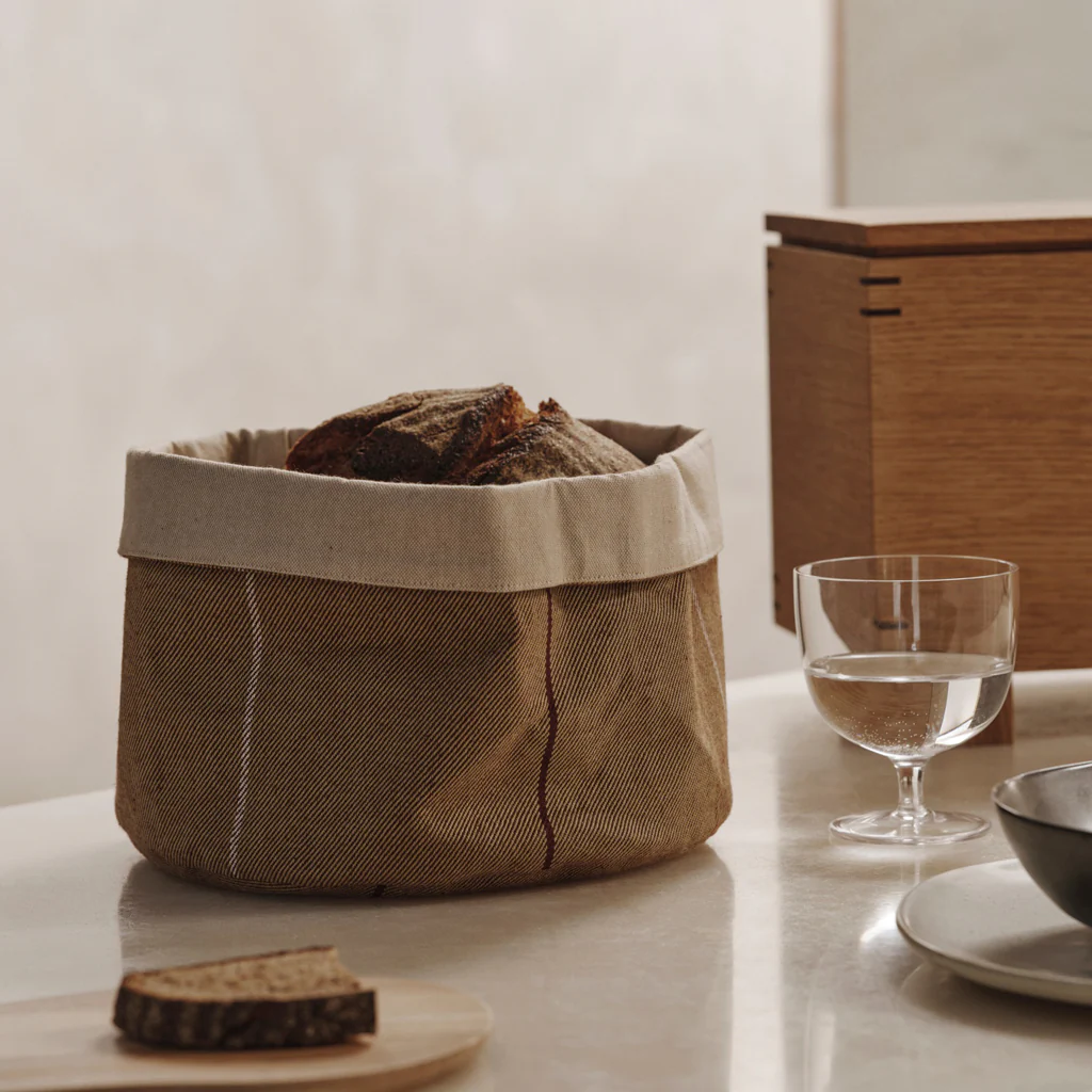 Ferm Living Ito Kitchen Basket Round Natural Straw - Image 2