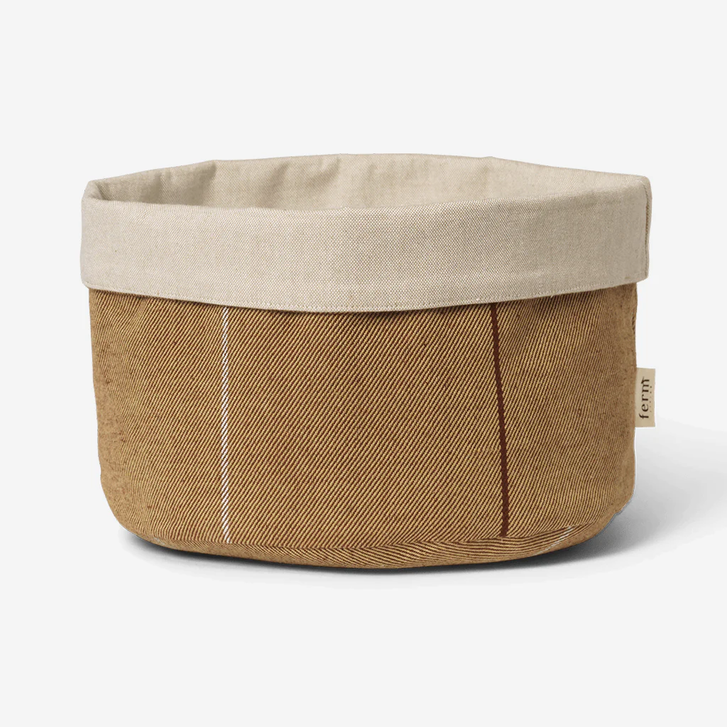 Ferm Living Ito Kitchen Basket Round Natural Straw - Image 3