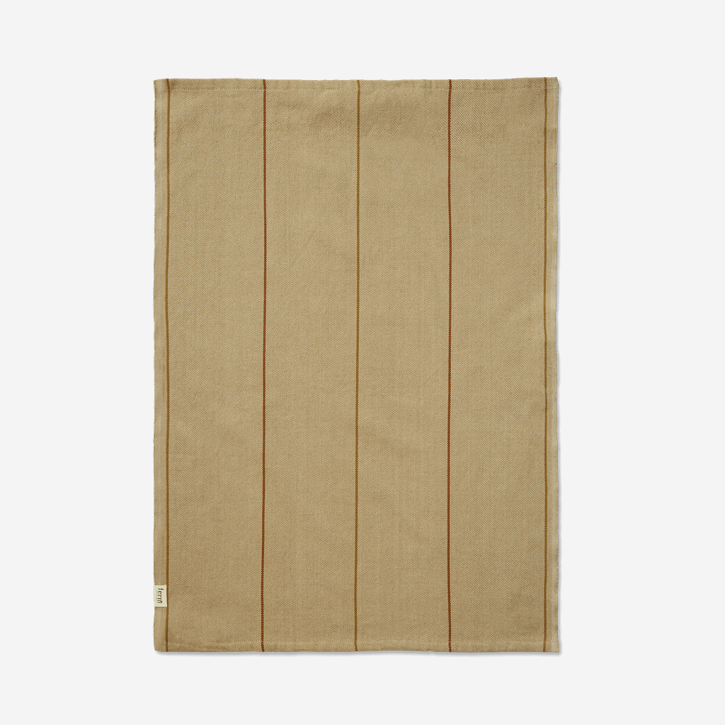 Ferm Living Ito Tea Towel Set Seaweed Flax - Image 4