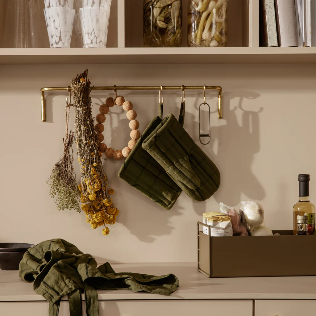 Ferm Living Kitchen Hanging Rod Brass - Image 2