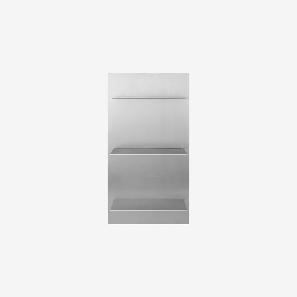 Ferm Living Lager Wall Shelf Triple Small Aluminium
