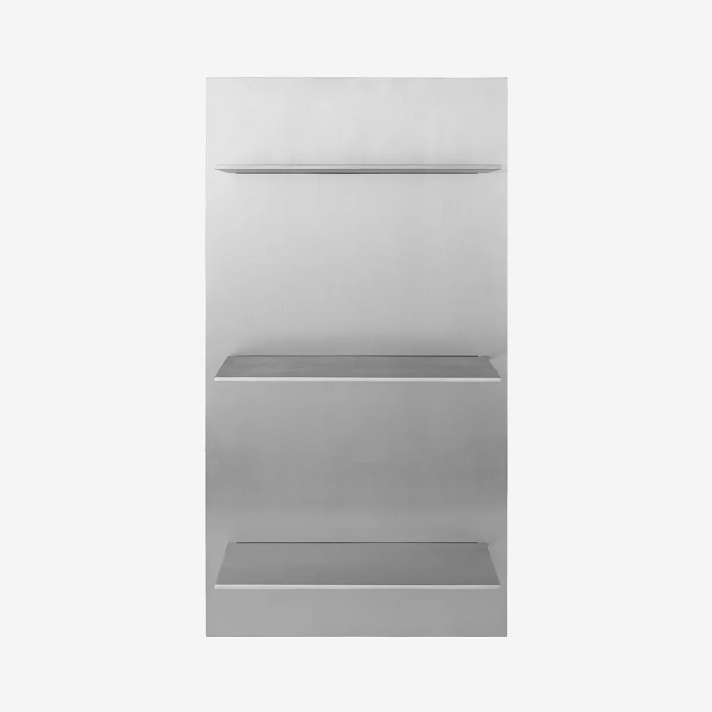 Ferm Living Lager Wall Shelf Triple Small Aluminium - Image 4
