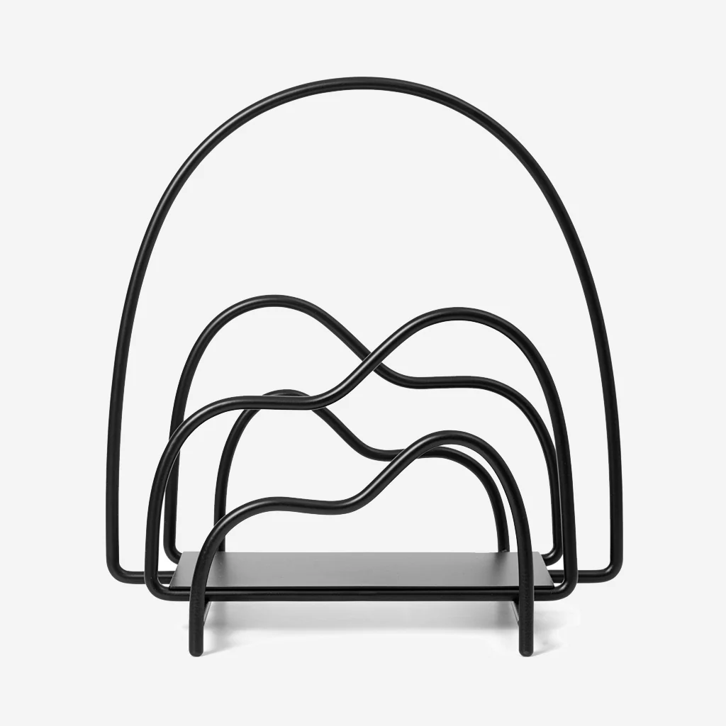 Ferm Living Lithos Magazine Holder Black - Image 3