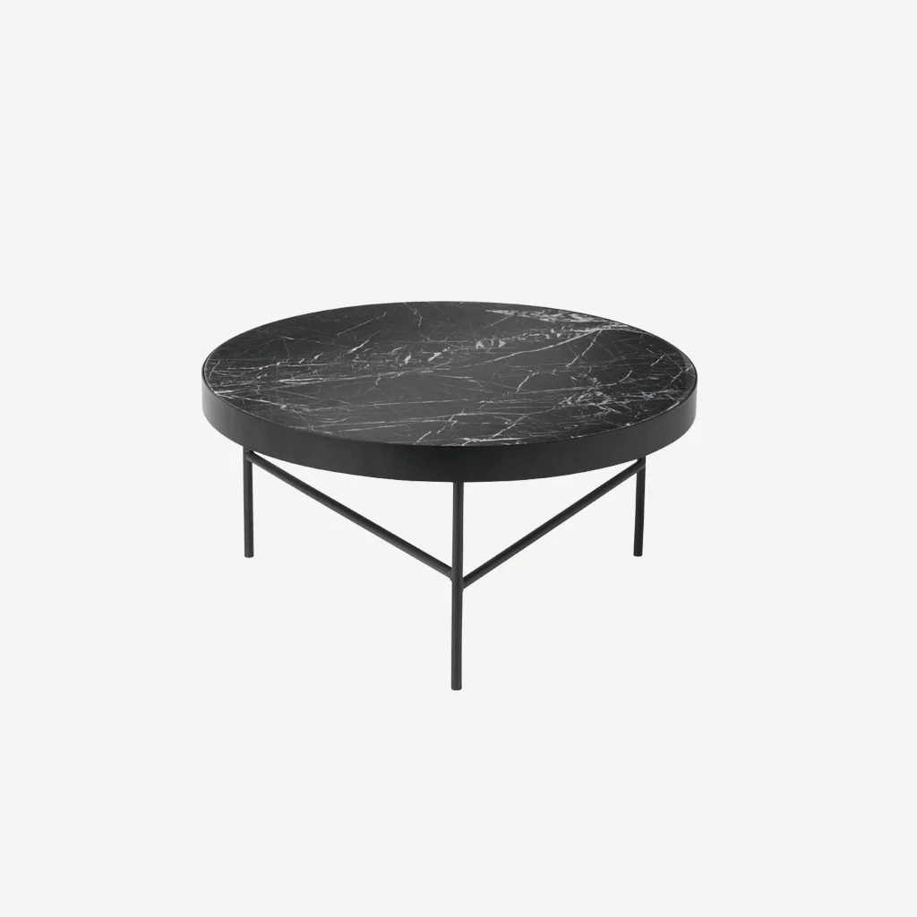 Ferm Living Marble Coffee Table Black