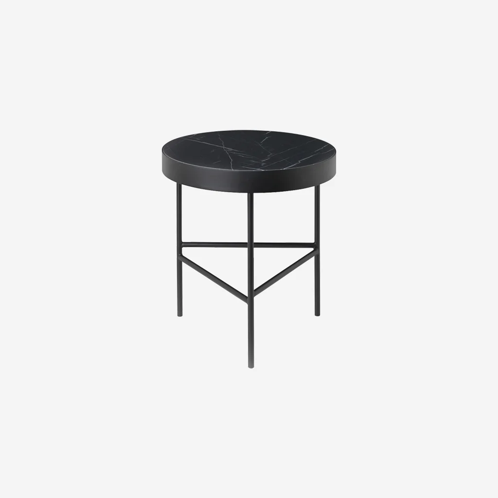 Ferm Living Marble Side Table Black