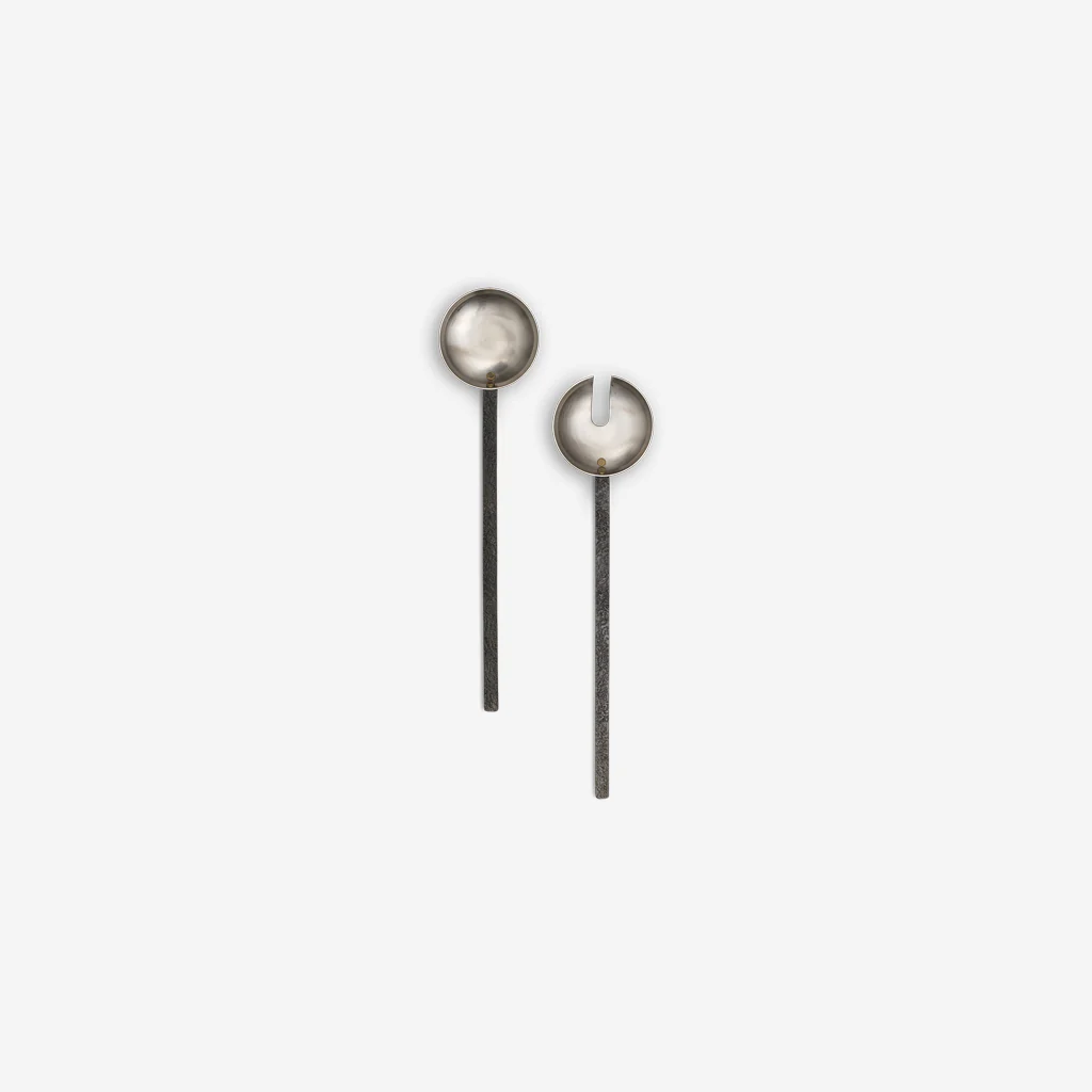 Ferm Living Obra Salad Servers Stainless Steel