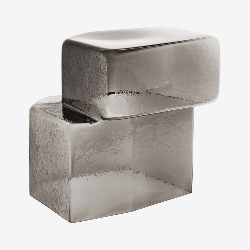 Ferm Living Oscil Sculpture Recycled Smoked Grey - Image 3