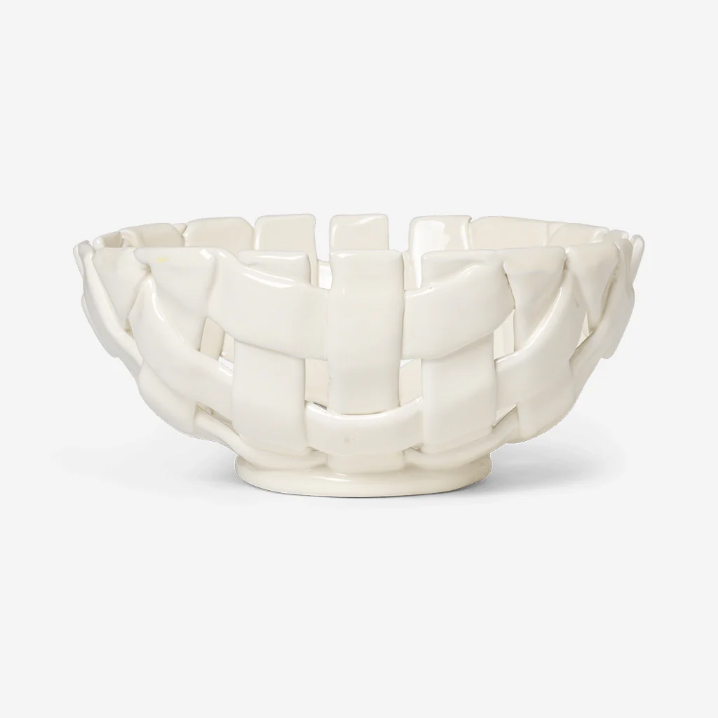 Ferm Living Plait Bowl Off White Small - Image 6