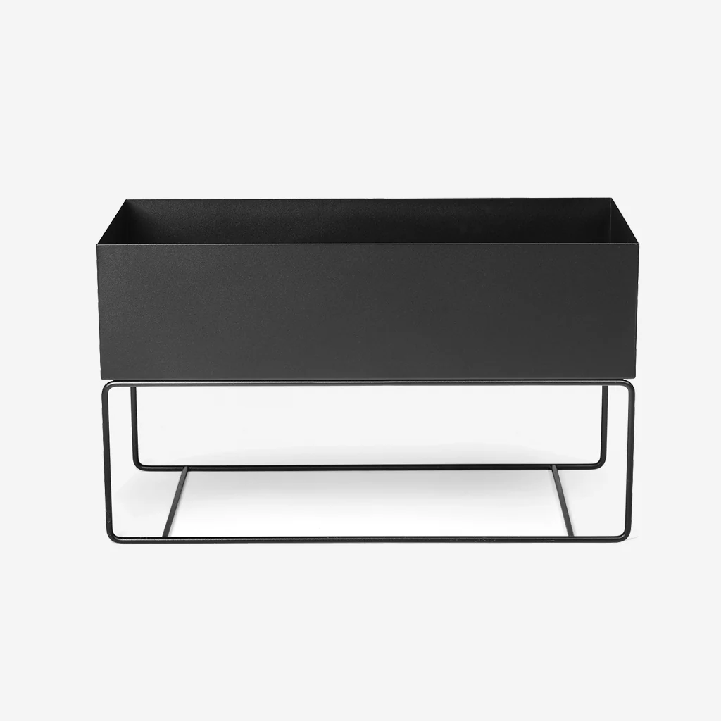 Ferm Living Plant Box Large Black - Image 3