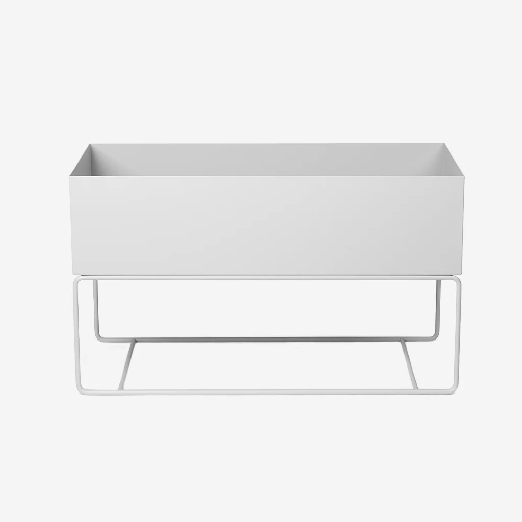 Ferm Living Plant Box Large Light Grey - Image 3