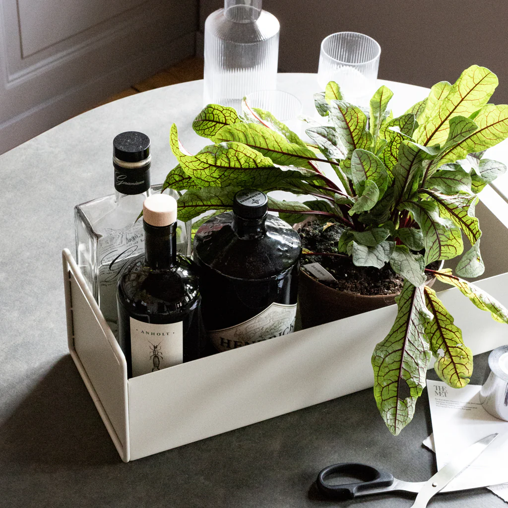 Ferm Living Plant Box Small Light Grey - Image 2