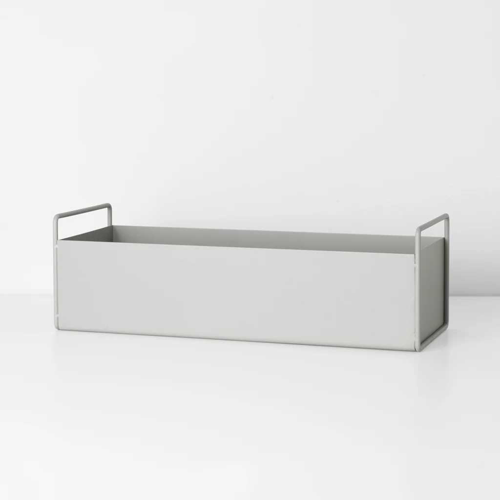 Ferm Living Plant Box Small Light Grey - Image 3