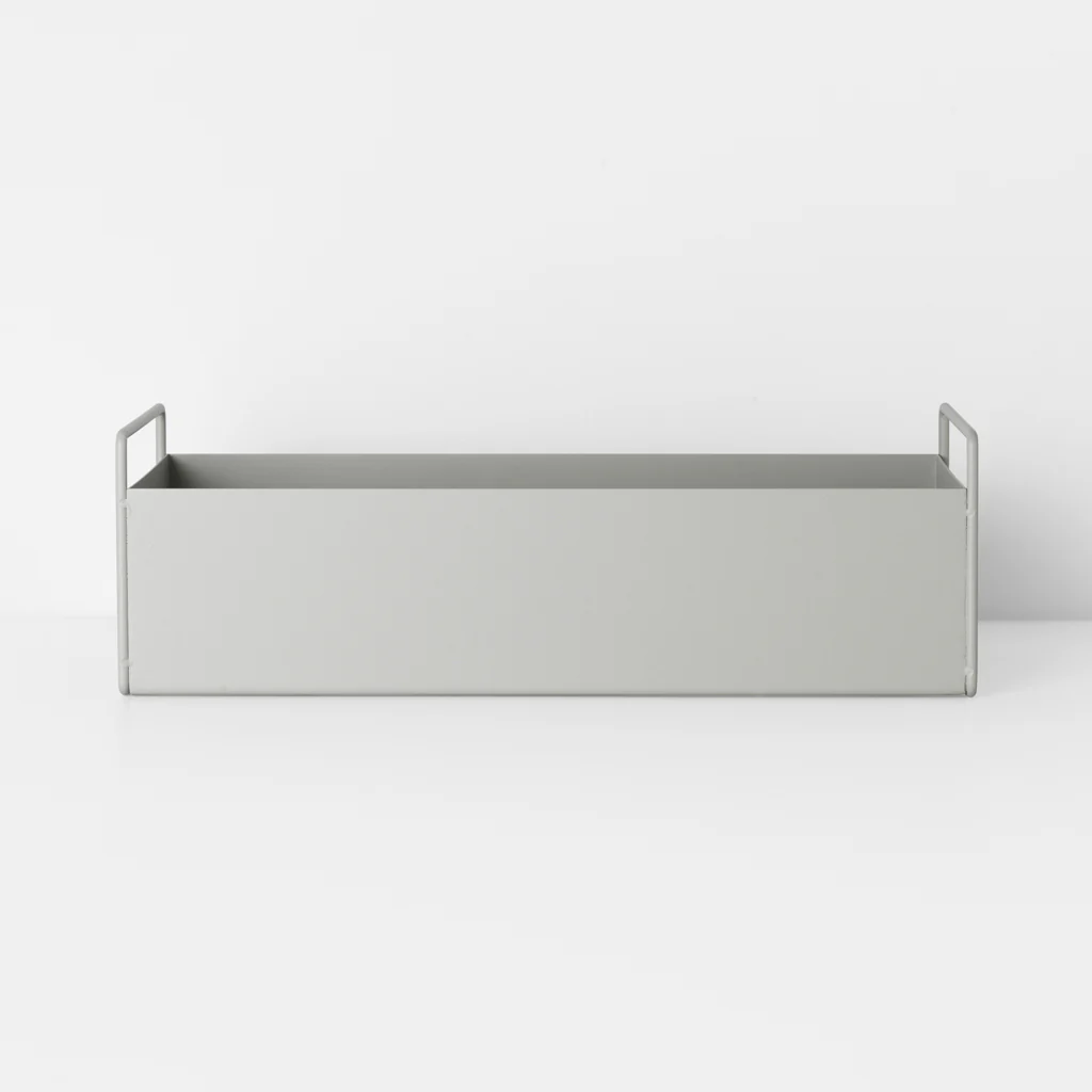 Ferm Living Plant Box Small Light Grey - Image 4