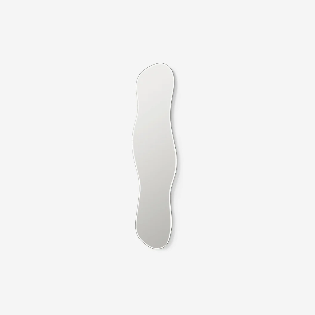 Ferm Living Pond Mirror Full Length Dark Chrome