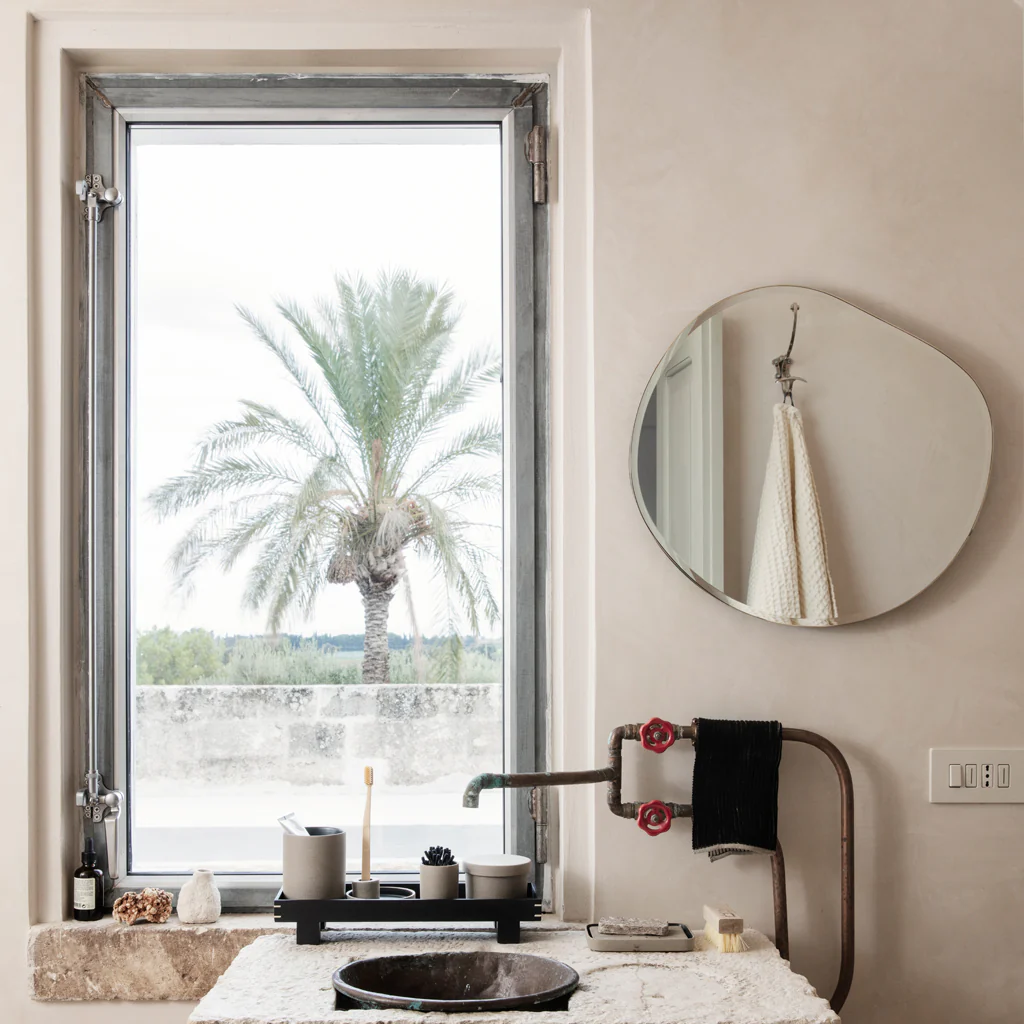 Ferm Living Pond Mirror Small Brass - Image 5