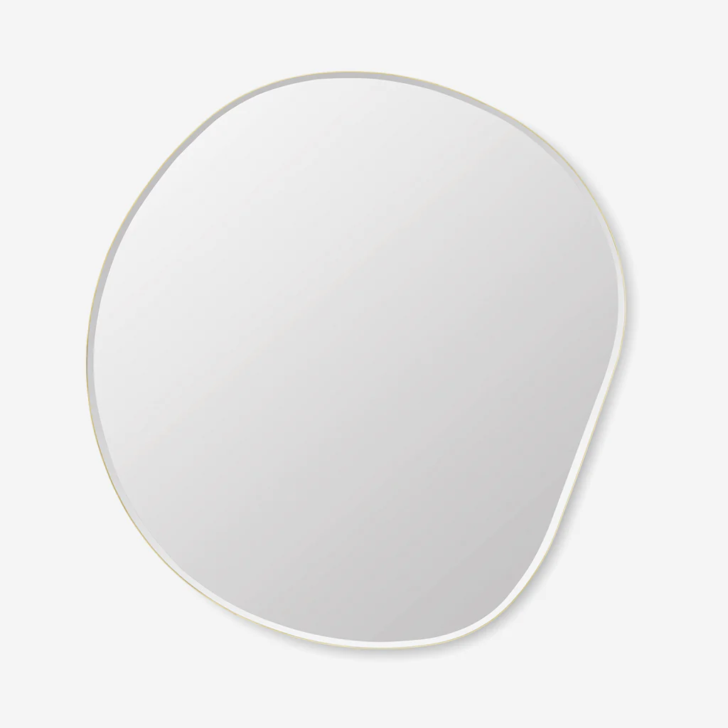Ferm Living Pond Mirror XL Brass - Image 3