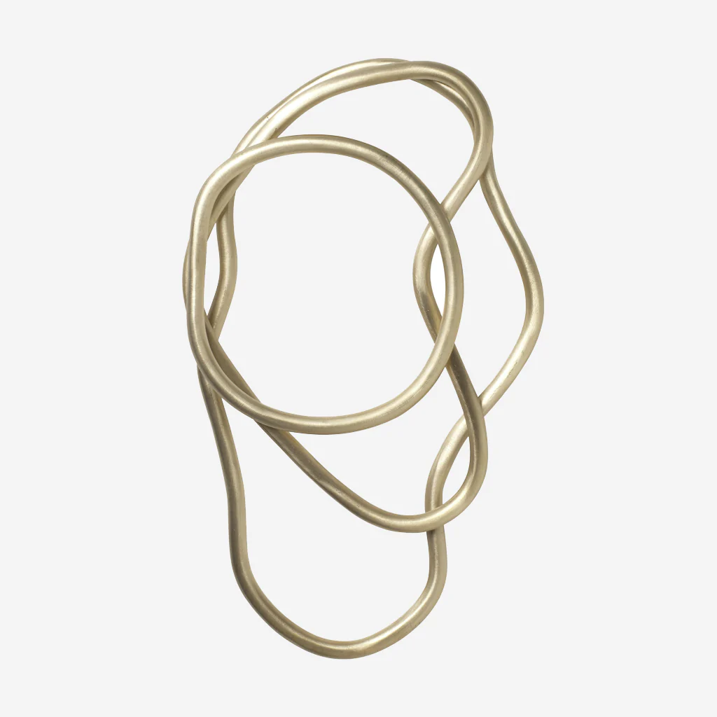 Ferm Living Pond Trivet Set Brass - Image 4