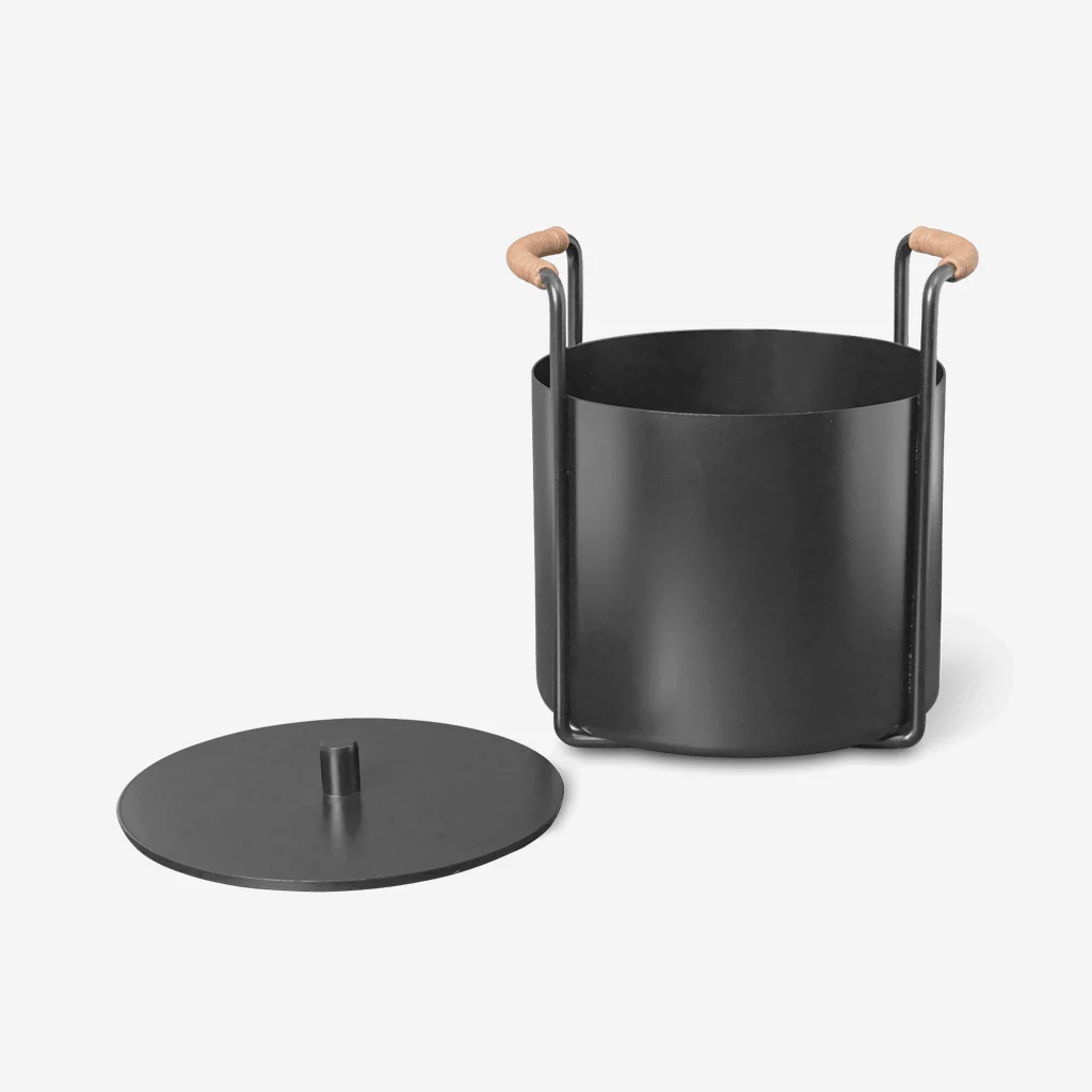 Ferm Living Port Kindling and Ash Bucket Black - Image 3