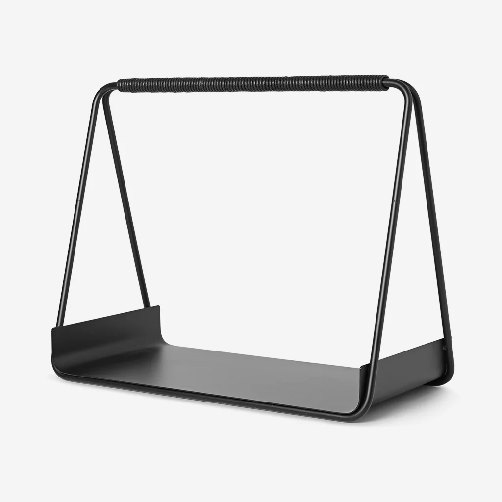 Ferm Living Port Wood Basket Black - Image 4