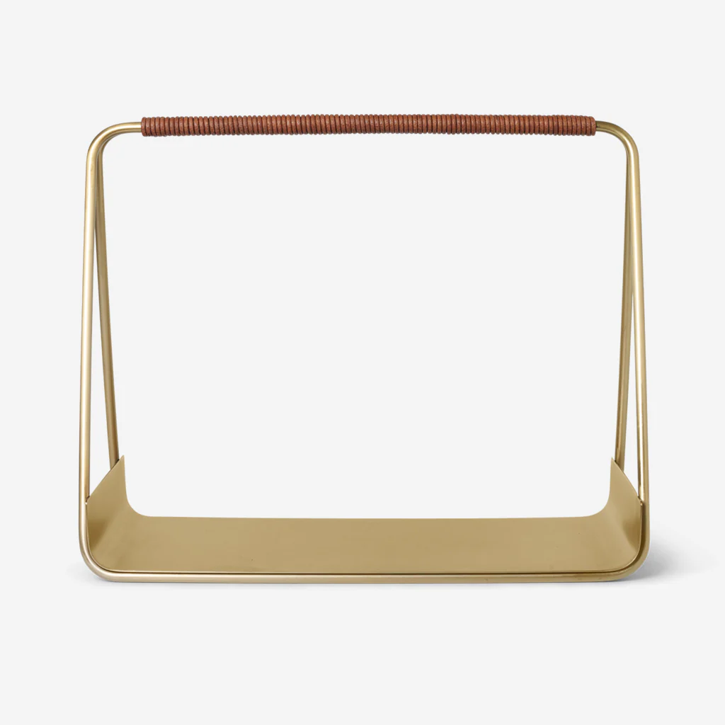 Ferm Living Port Wood Basket Brass - Image 3