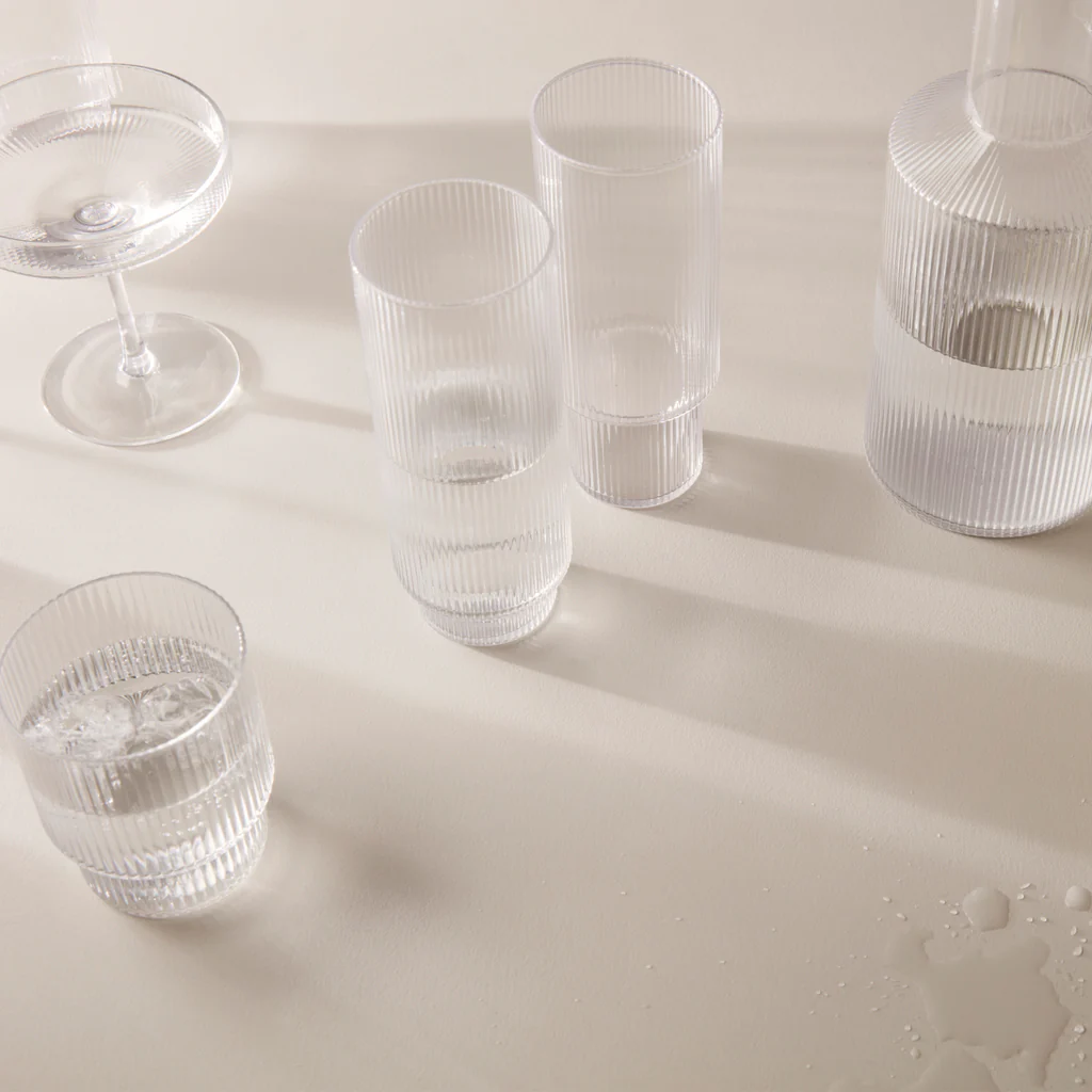 Ferm Living Ripple Carafe Clear - Image 3