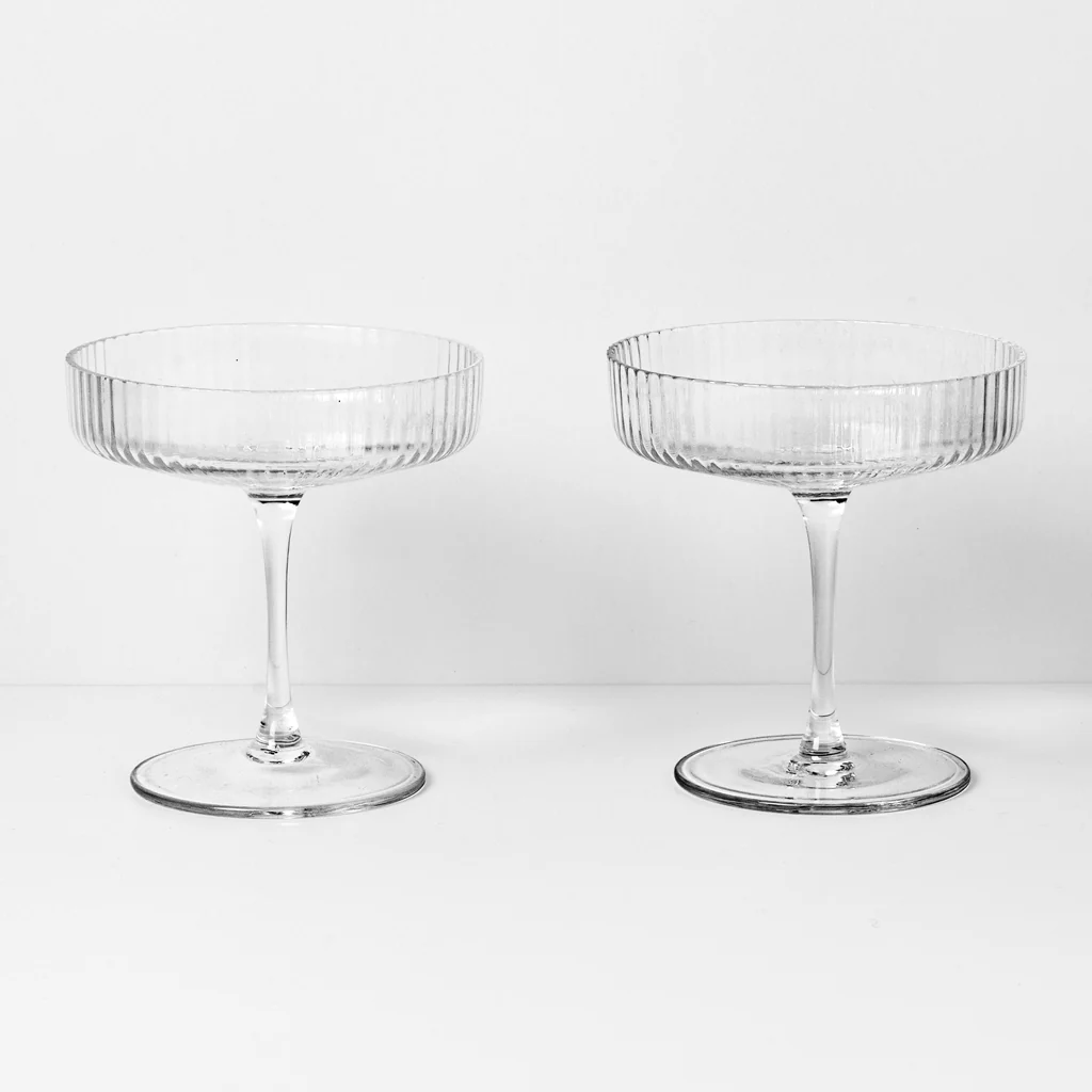 Ferm Living Ripple Champagne Saucer Clear - Image 3