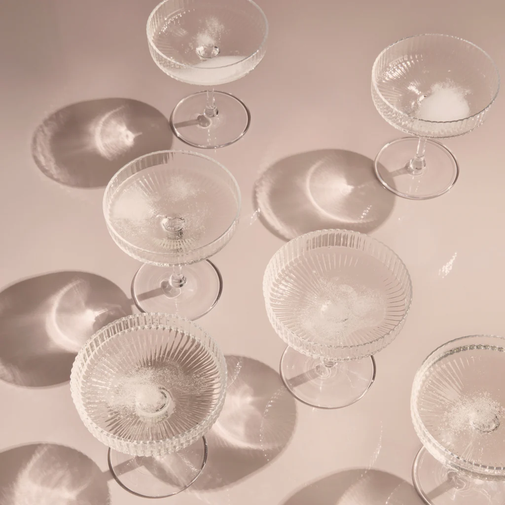 Ferm Living Ripple Champagne Saucer Smoke - Image 5