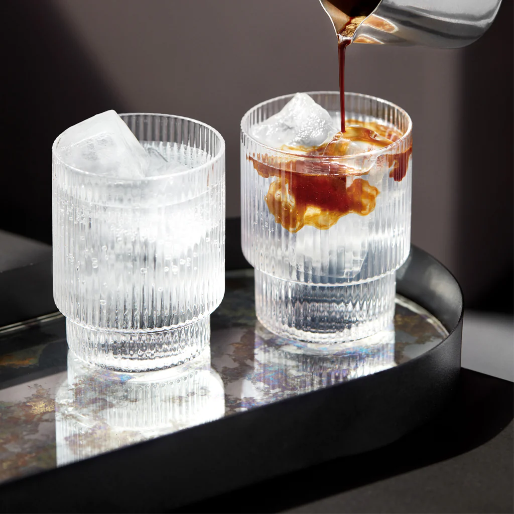 Ferm Living Ripple Glass Set Clear - Image 2