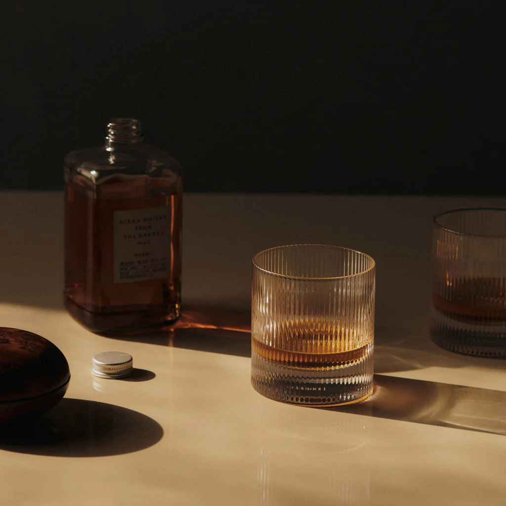 Ferm Living Ripple Tumbler Glasses Set of 2 Clear - Image 3
