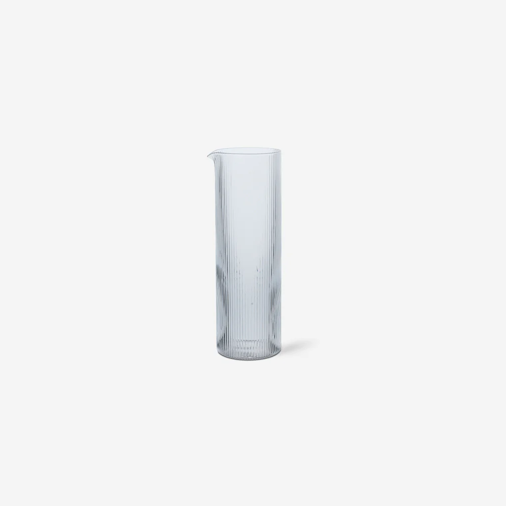 Ferm Living Ripple Water Jug Clear