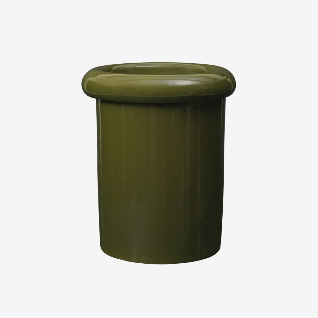 Ferm Living Rollo Pot Moss Green Small - Image 5