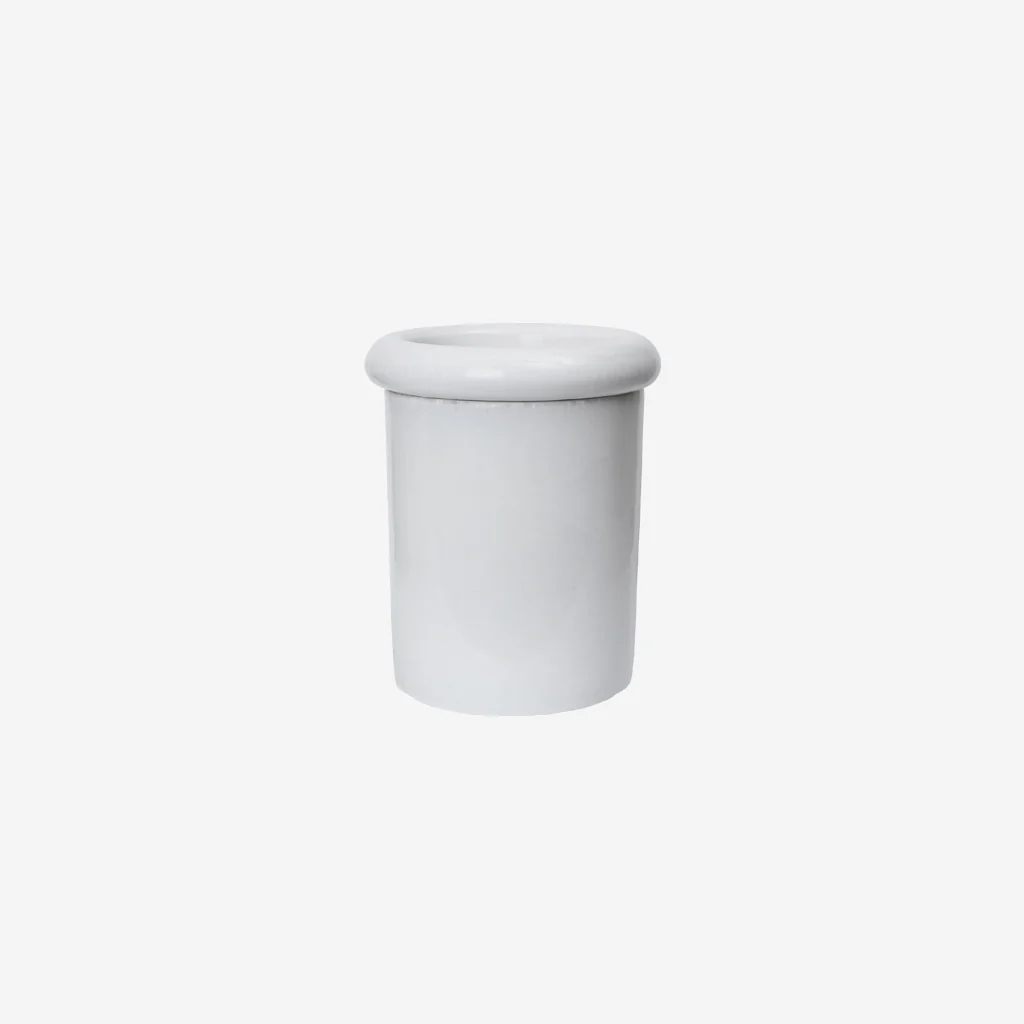 Ferm Living Rollo Pot White Small