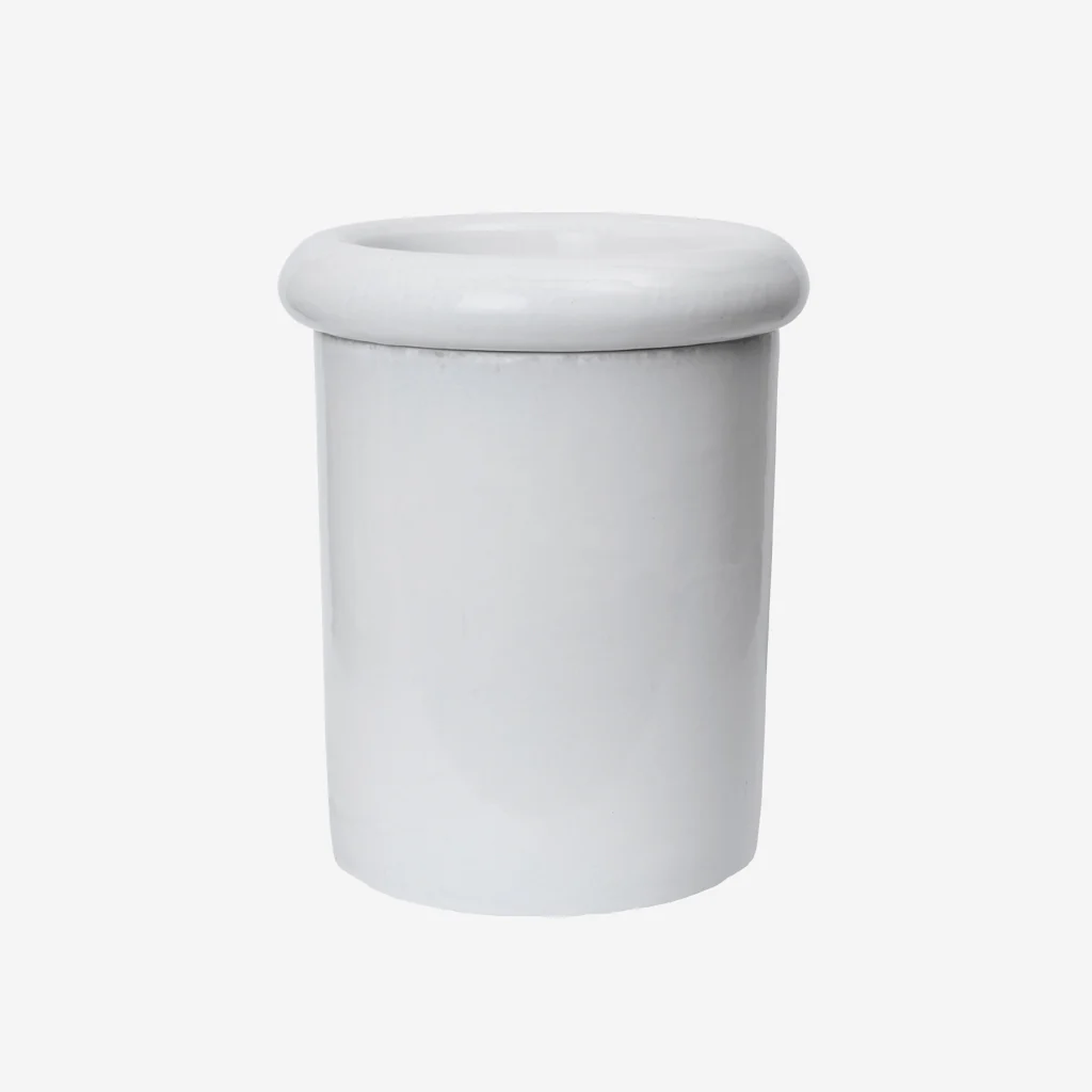 Ferm Living Rollo Pot White Small - Image 5