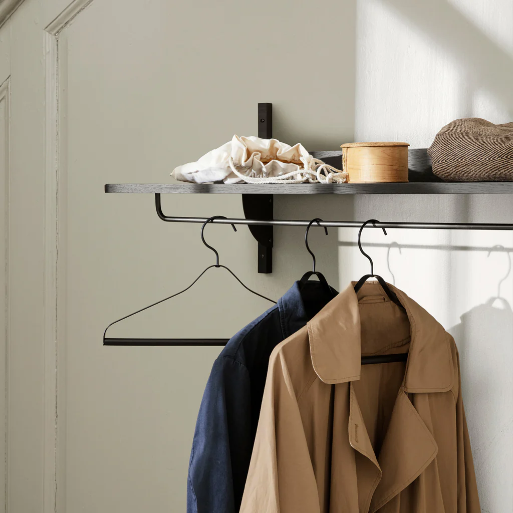 Ferm Living Sector Rack Shelf Black Brass - Image 2